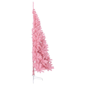 Rosa Halb-Weihnachtsbaum 210cm