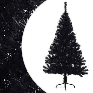 Halb Weihnachtsbaum Schwarz 120cm