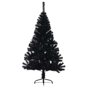 Halb Weihnachtsbaum Schwarz 120cm