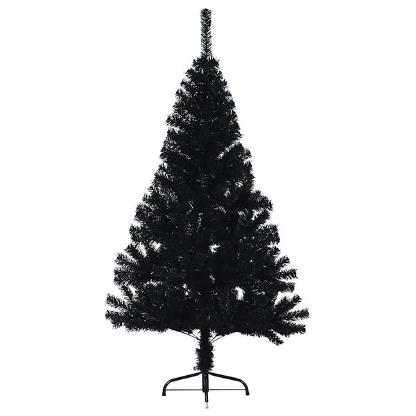 Halb Weihnachtsbaum Schwarz 120cm
