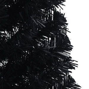 Halb Weihnachtsbaum Schwarz 120cm