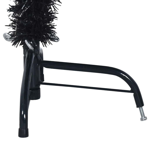 Halb Weihnachtsbaum Schwarz 120cm