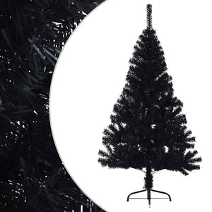 Halb Weihnachtsbaum Schwarz 150cm