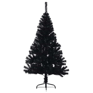 Halb Weihnachtsbaum Schwarz 150cm
