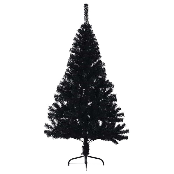 Halb Weihnachtsbaum Schwarz 150cm
