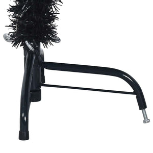 Halb Weihnachtsbaum Schwarz 150cm