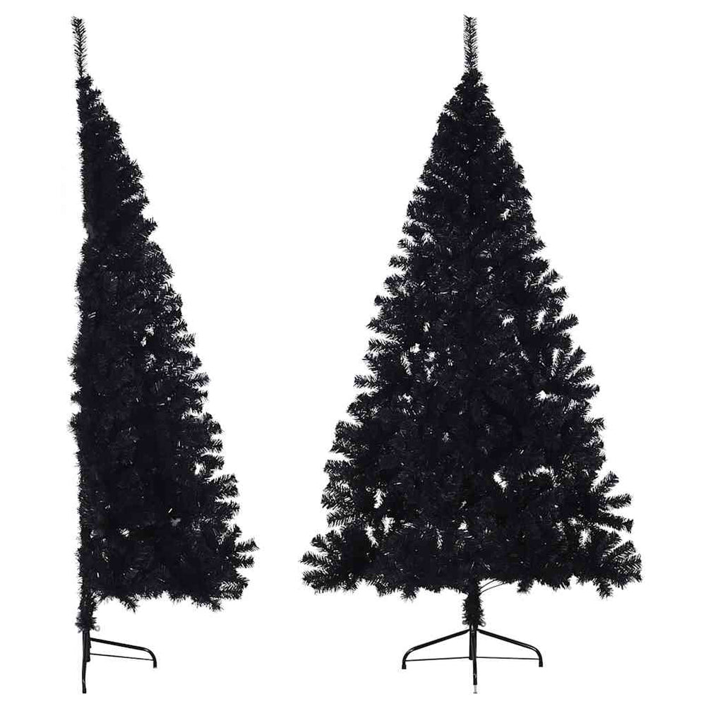Halb Weihnachtsbaum Schwarz 210cm