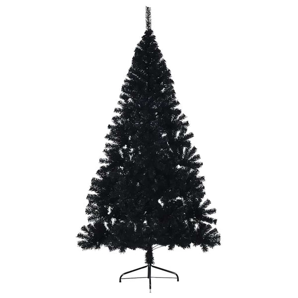 Halb Weihnachtsbaum Schwarz 210cm