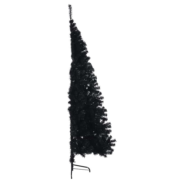 Halb Weihnachtsbaum Schwarz 210cm