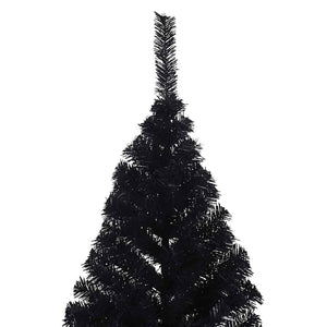 Halb Weihnachtsbaum Schwarz 210cm