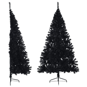 Halb Weihnachtsbaum Schwarz 240cm