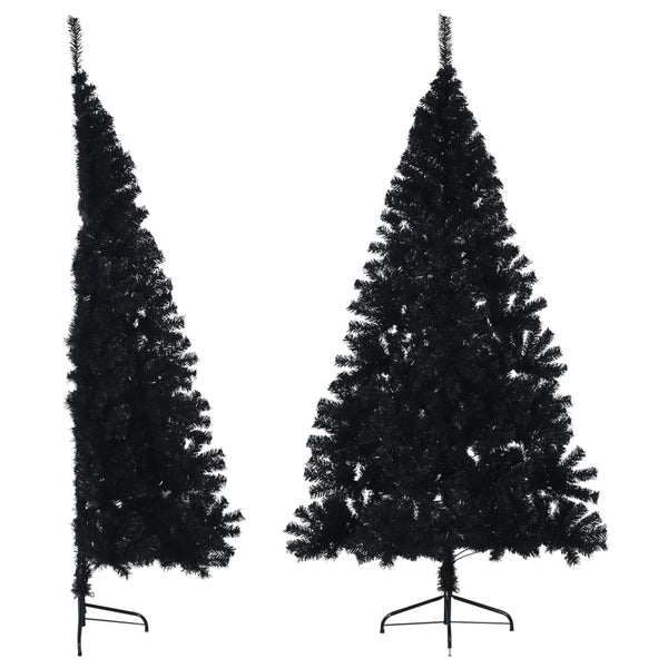 Halb Weihnachtsbaum Schwarz 240cm