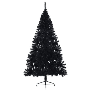 Halb Weihnachtsbaum Schwarz 240cm