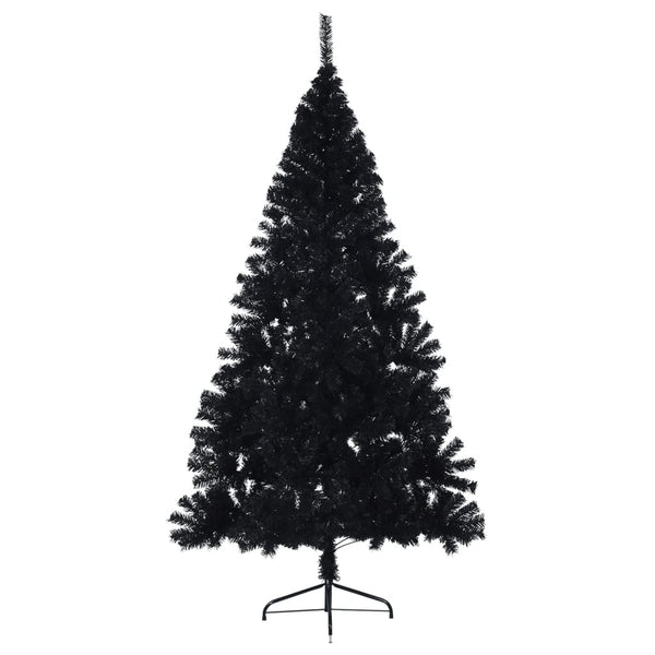 Halb Weihnachtsbaum Schwarz 240cm