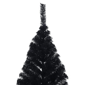 Halb Weihnachtsbaum Schwarz 240cm