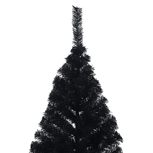 Halb Weihnachtsbaum Schwarz 240cm