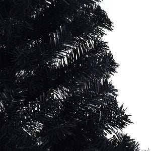 Halb Weihnachtsbaum Schwarz 240cm
