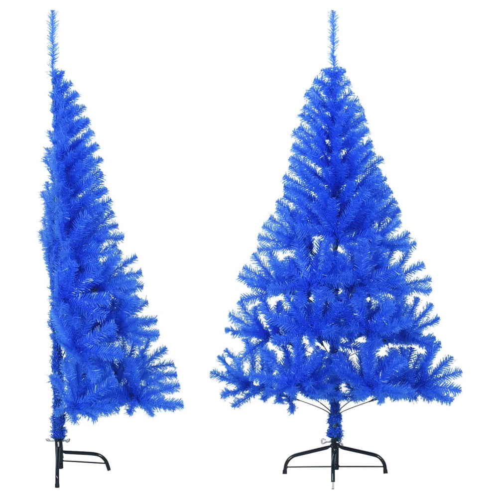 Halber Weihnachtsbaum Blau 120cm