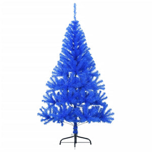Halber Weihnachtsbaum Blau 120cm