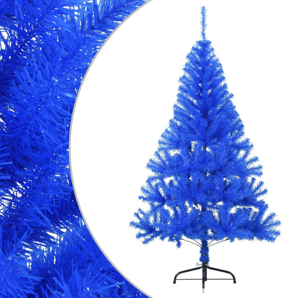 Blauer Halb-Weihnachtsbaum 150cm