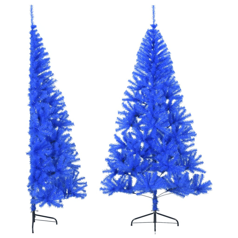 Halb Weihnachtsbaum Blau 210cm