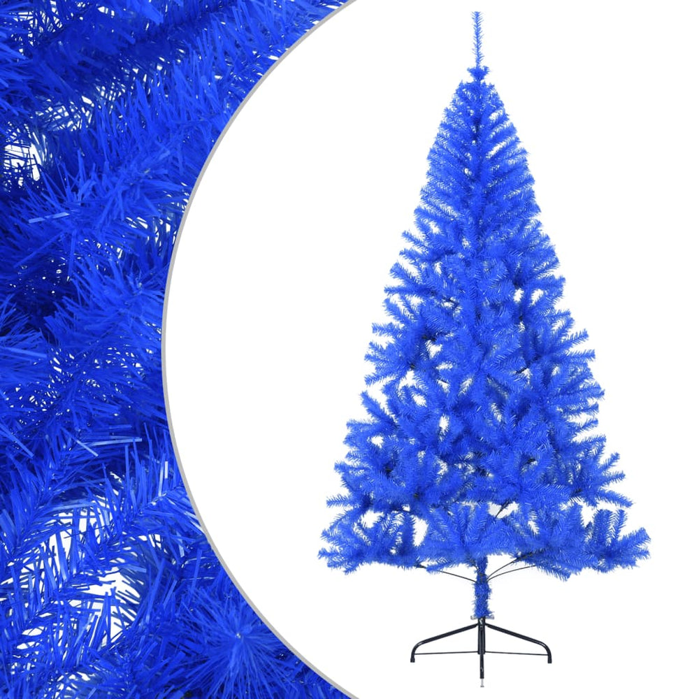 Halb Weihnachtsbaum Blau 210cm
