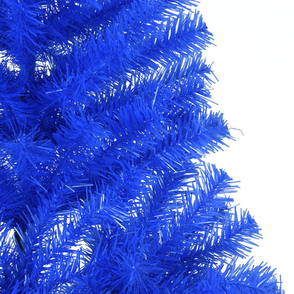 Halb Weihnachtsbaum Blau 210cm