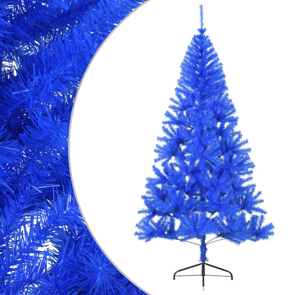 Blauer Halb-Weihnachtsbaum 240cm