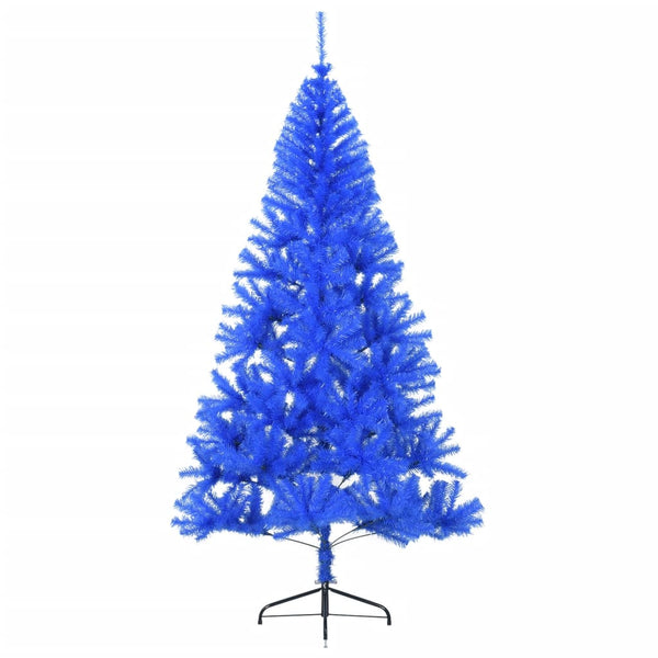 Blauer Halb-Weihnachtsbaum 240cm