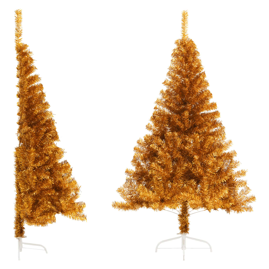 Goldener Halb-Weihnachtsbaum 150cm