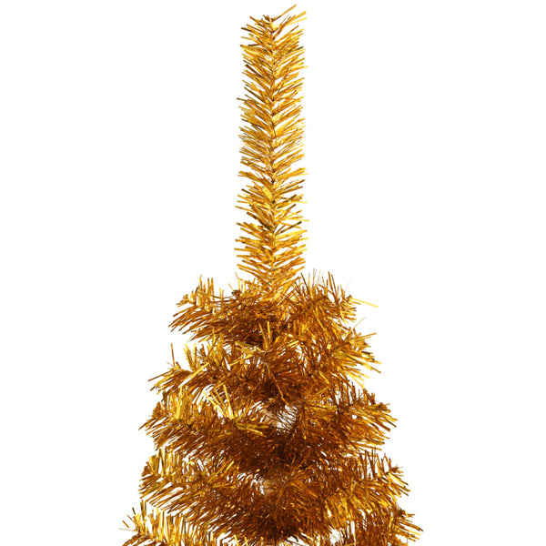 Goldener Halb-Weihnachtsbaum 150cm
