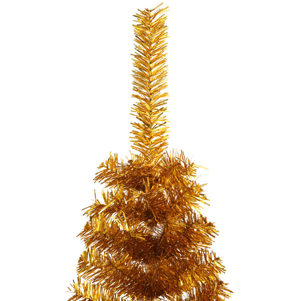 Goldener Halb-Weihnachtsbaum 180cm