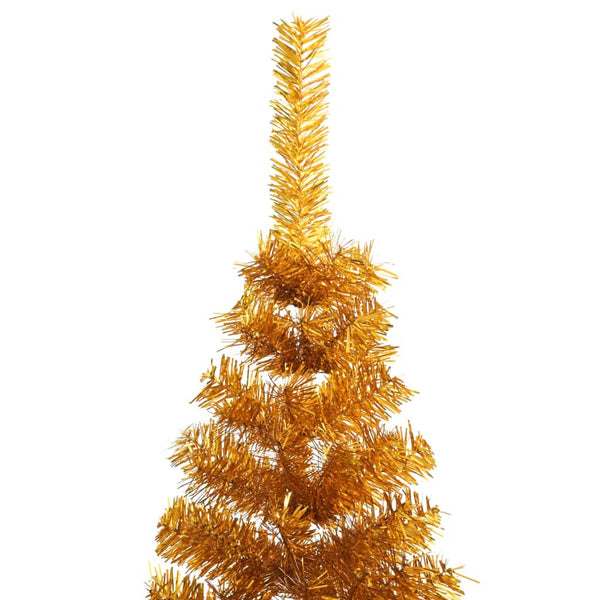 Goldener Halb-Weihnachtsbaum 210cm