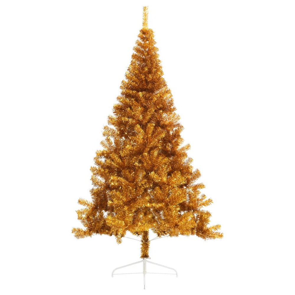 Goldener Halb-Weihnachtsbaum 240cm