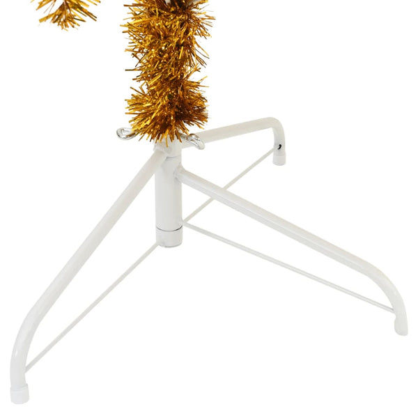 Goldener Halb-Weihnachtsbaum 240cm