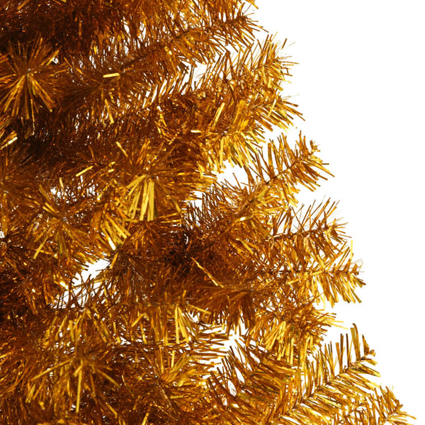 Goldener Halb-Weihnachtsbaum 240cm