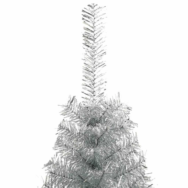 Halb Weihnachtsbaum Silber 180cm