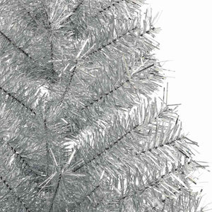 Halb Weihnachtsbaum Silber 180cm