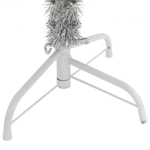 Halb Weihnachtsbaum Silber 180cm