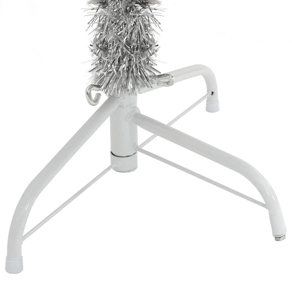 Halb Weihnachtsbaum Silber 180cm