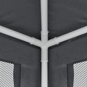 vidaXL Tente de réception avec 8 parois latérales en maille anthracite 3x9 m en PEHD