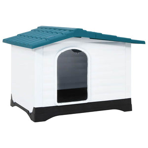 Hundehütte Blau 90,5x68x66 cm Polypropylen