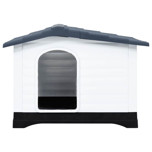 Hundehütte Grau 90,5 x 68 x 66 cm Polypropylen