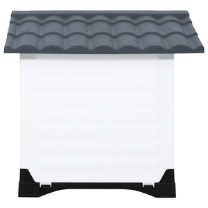 Hundehütte Grau 90,5 x 68 x 66 cm Polypropylen