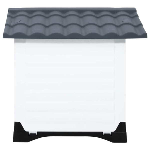 Hundehütte Grau 90,5 x 68 x 66 cm Polypropylen