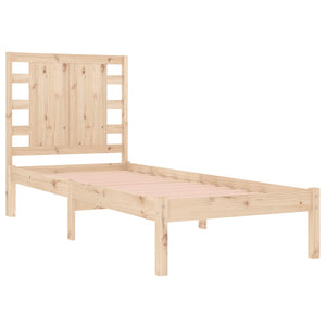 vidaXL Lit en bois massif 90x190 cm
