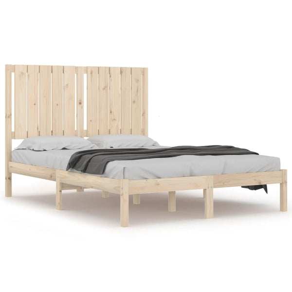 Massivholzbett ohne Matratze 120x200 cm Kiefernholz
