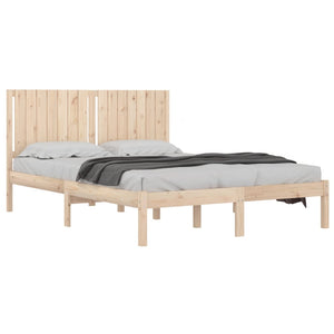 vidaXL Lit en bois massif sans matelas 160x200 cm pin