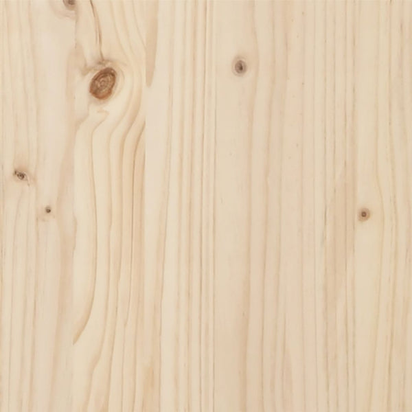 vidaXL Lit en bois massif 180 x 200 cm