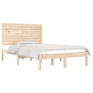 vidaXL Lit en bois massif 140x190 cm